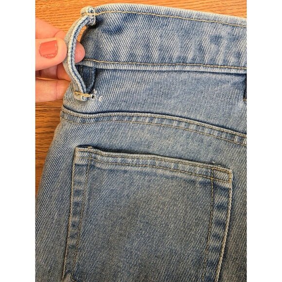 Oliveo MYOJ Womens Jeans Handmade 29W x 33L Ultra Low Rise Straight Leg READ - Picture 12 of 14